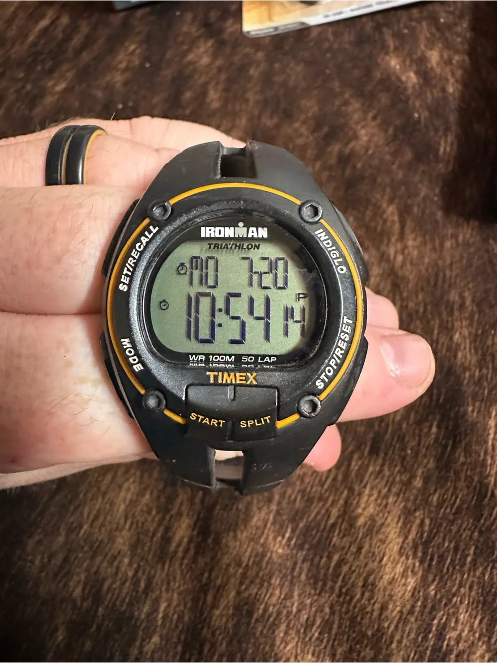 Timex Ironman Digital Sports Watch - Black and Orange T5K156